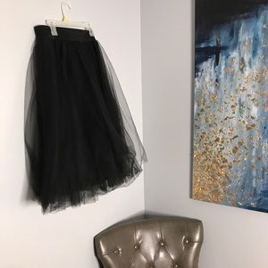 Amazing Windsor Black Tulle Skirt